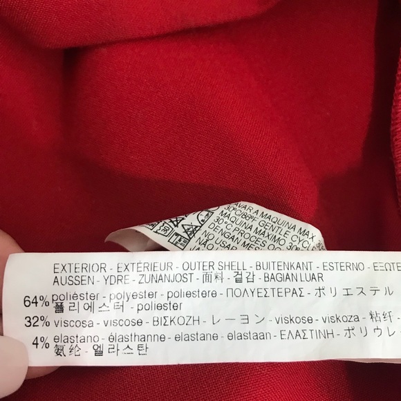 Zara Red Cross Back Dress - Picture 8 of 8